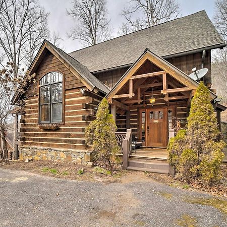 Luxury Cabin Rental In Franklin With Private Hot Tub Екстер'єр фото
