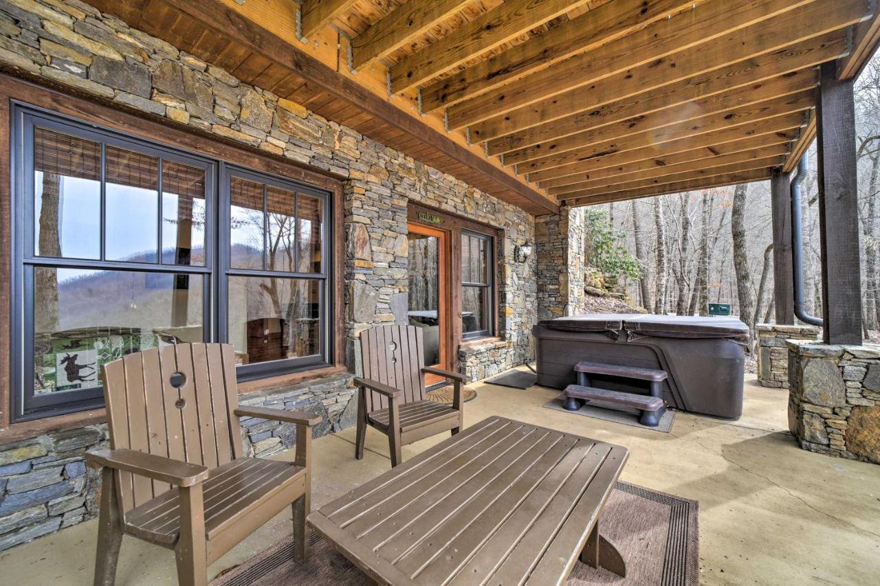 Luxury Cabin Rental In Franklin With Private Hot Tub Екстер'єр фото